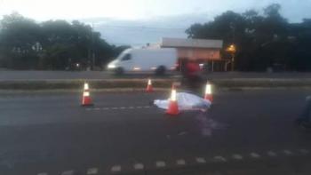 Camión de gran porte arrolló a un ciclista